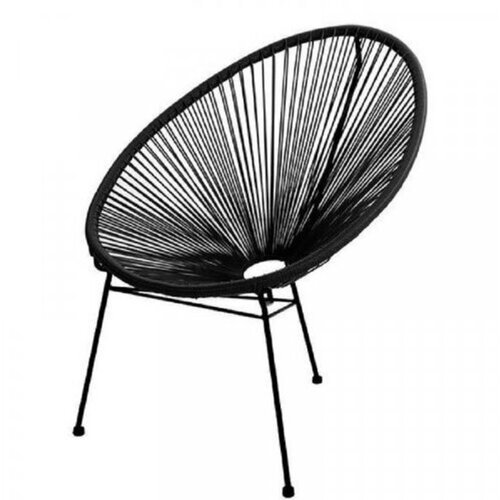 Verdelook baštenska stolica alba dxšxv: 72x90x87 cm, pvc/metal, crna Slike