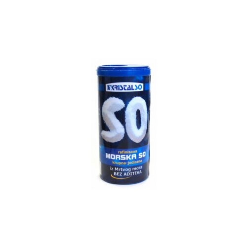 Kristal So rafinisana morska so krupna jodirana 500g Slike