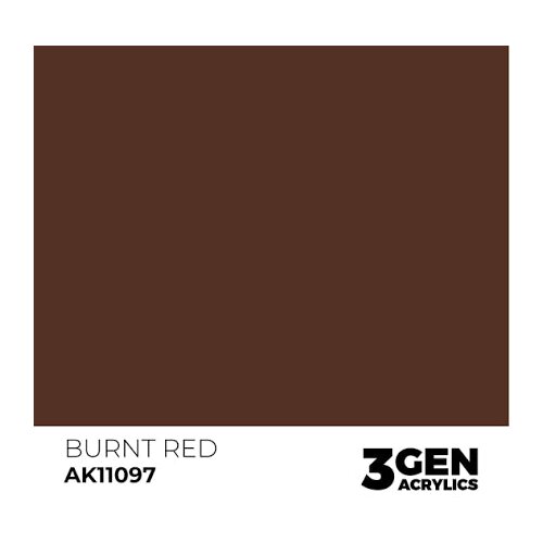 AK Interactive Burnt Red 17ml - 3rd Gen Akrilna Boja AK11097 Slike
