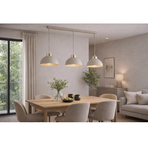  Brilagi - Visilica na sajli 3xE27/60W/230V bež/zlatna Slike