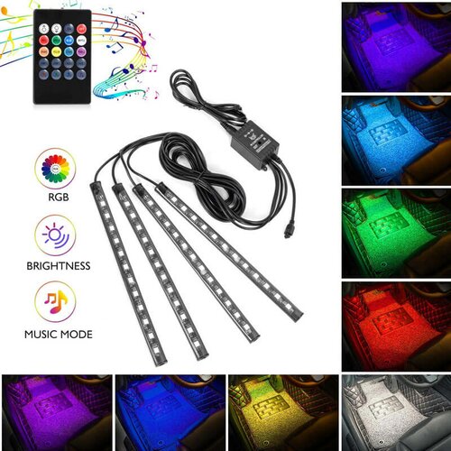rGB auto dekoratvno muzičko LED svetlo Slike