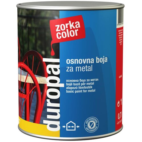 Zorka osnovna boja za metal 0.75l siva Slike