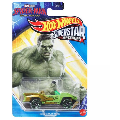 Mattel Hot Wheels: Superstar Speeders Spider-Man Hulk avto 1/64 - Slike