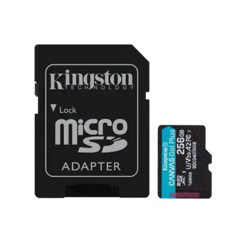 Kingston Micro SD Card 256GB +SD adapter SDCG4/256GB - 200/160 MB/s Cene