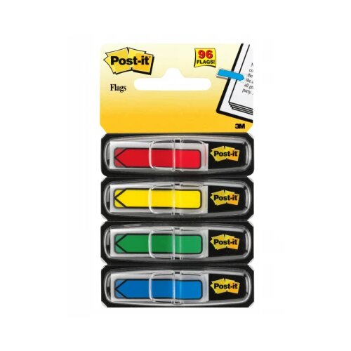 Post-it index 684ARR3 strelice, 24 listića x 4 standard boje 3M Cene