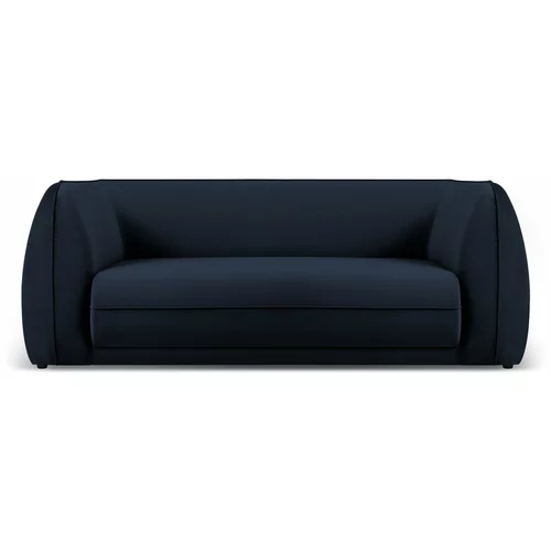 Micadoni Home Tamno plava baršunasti sofa 190 cm Lando –