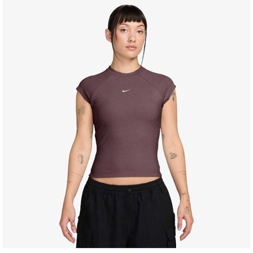 Nike W nsw chill knit rib ss top Cene