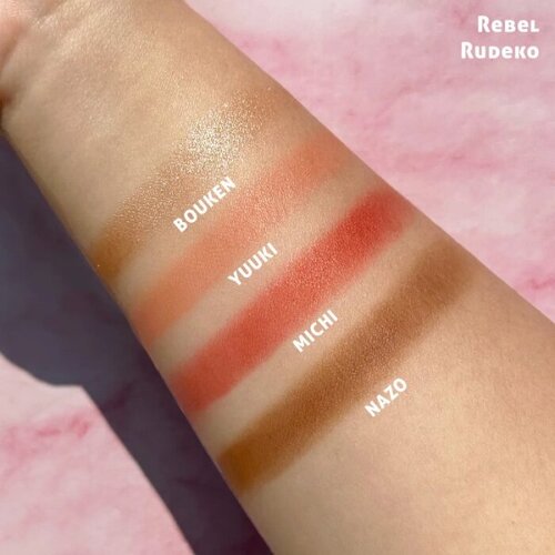 Rude Cosmetics Manga Face Palette večnamenska paleta za obraz odtenek Clever Kirei-Sama 11.2 g Slike