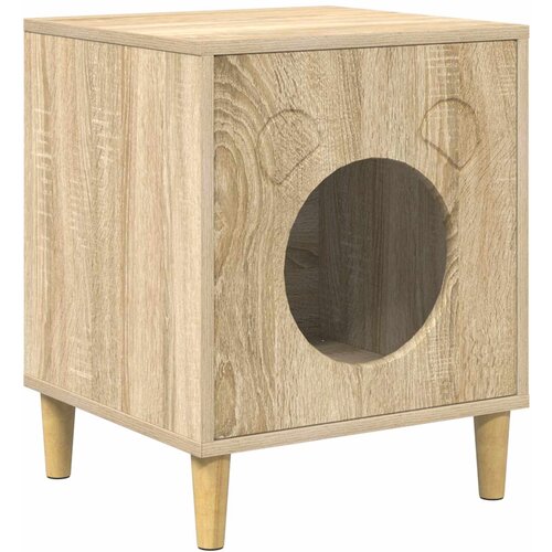 vidaXL Mačja Kuća Sonoma 42 5 x 40 x 53 cm Konstruirano drvo Cijene