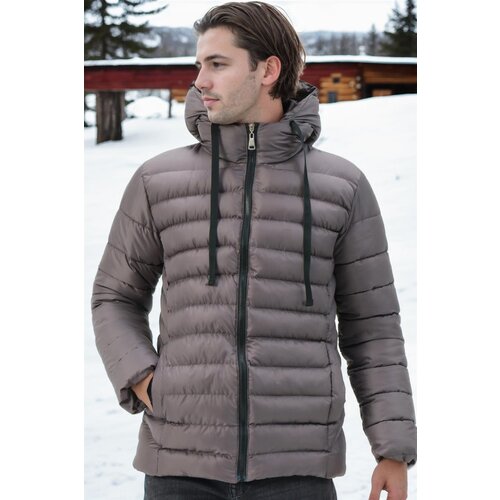 Dewberry M8658 MEN&amp;#039;S COAT-DARK ANTHRACITE Slike