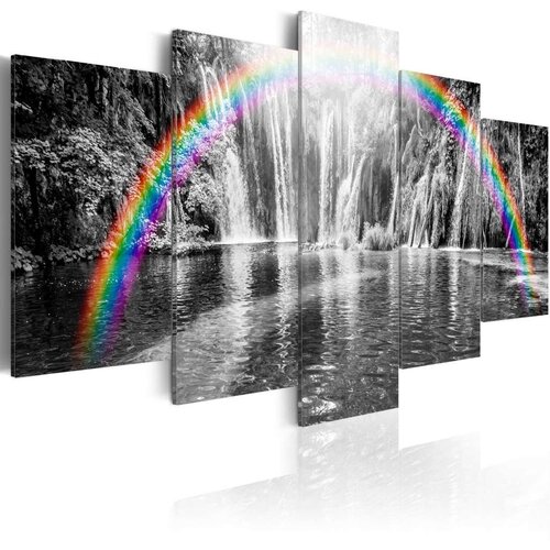  Slika - Rainbow on grays 100x50 Slike
