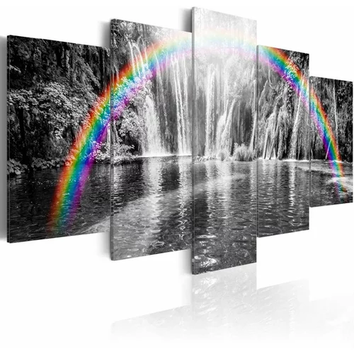  Slika - Rainbow on grays 100x50