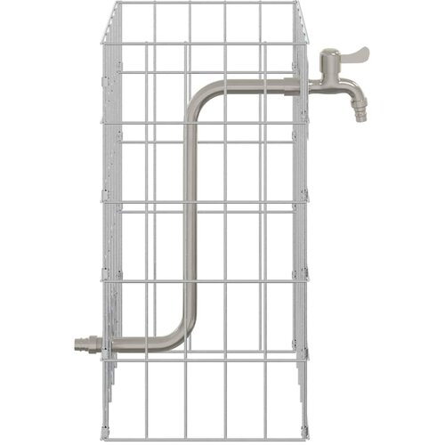  Gabionska slavina Srebrno 26 x 25 x 50 cm Nehrđajući čelik Slike