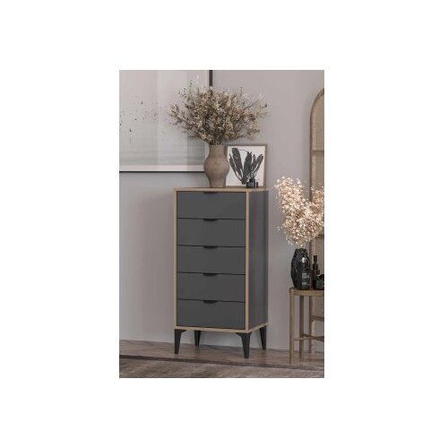 Hanah home Komoda s ladicama Arden, 50 x 105 x 40 cm, Antracit Slike