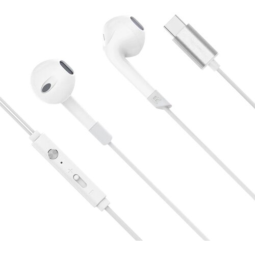 Esperanza Slu&scaron;alke žične za v uho KRUGER-MATZ C2-W, mikrofon, USB-C, 120cm, črne, (5000118041) Cene
