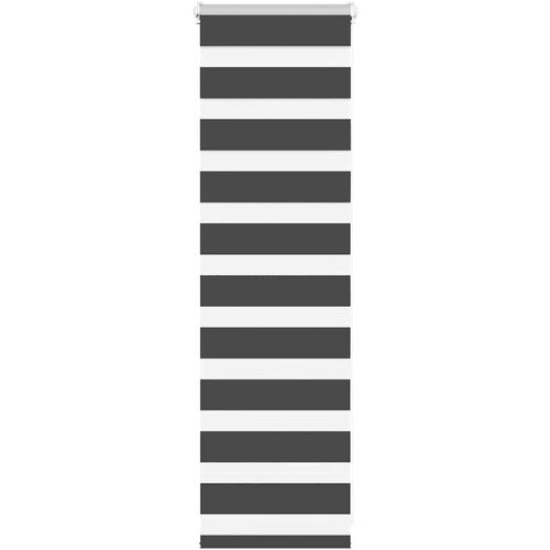 vidaXL Zebra senčilo črna 50x100 cm tkanina širina 45,9 cm poliester Cene