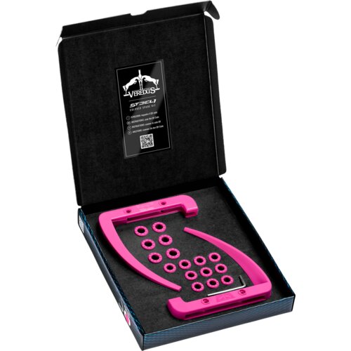 VEREDUS Steel 1 Stirrup Kit - Roza Slike