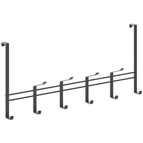 Metaltex Crna metalna vješalica za vrata 45 cm Lava - Cijene