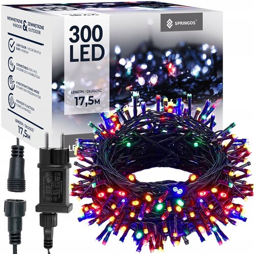 springos Božićne LED lampice 300 kom višebojna Cene