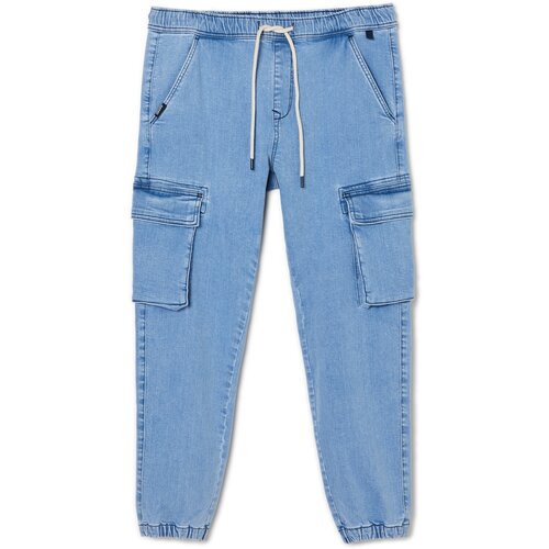 Cropp muške jogger hlače od trapera - Plava  8621Y-55J Cijene