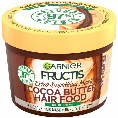 Garnier Fructis Hair Food Cocoa Butter Maska 390ml Slike