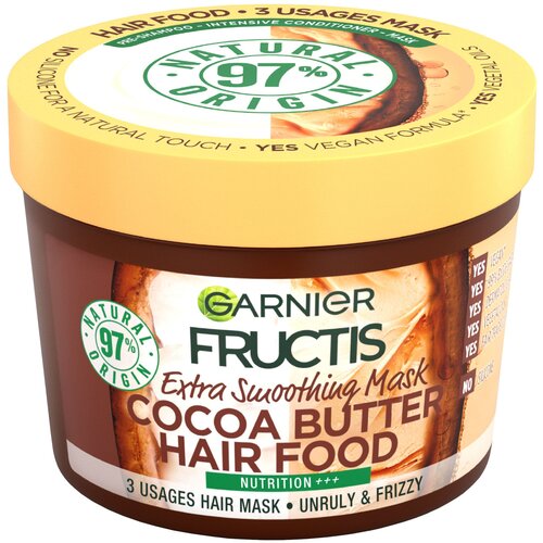 Garnier negovalna maska za lase - Fructis Cocoa Butter Hair Food Hair Mask Cene