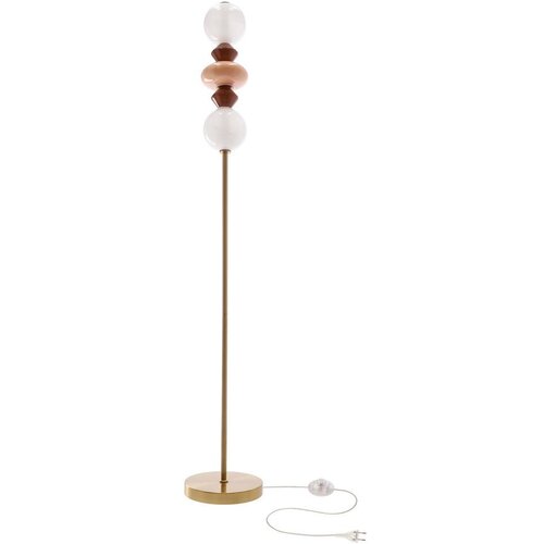  led podna lampa flores LED/15W/230V zlatna/narandžasta/braon Cene