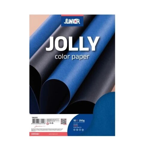 Junior jolly color paper papir u boji teget a4 180g 10k ( 136252 ) Cene
