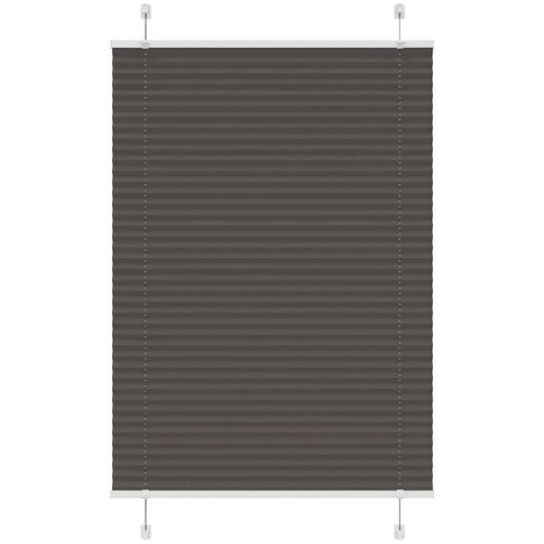 vidaXL Plisirana žaluzija črna 85x150 cm Širina tkanine 84,4 cm Cene