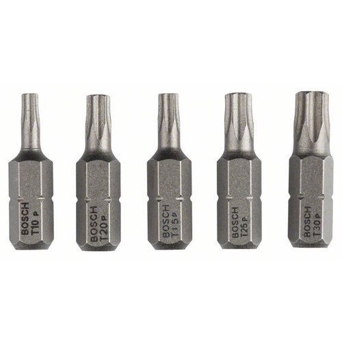Bosch 5-delni paket bitova odvrtača ekstra tvrdi (Torx®) 2607001768, T 10; T 15; T 20; T 25; T 30; 25 mm Cene