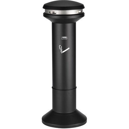 Rubbermaid Stoječi pepelnik iz galvaniziranega jekla, prostornina 25,4 l, Ø 400 mm, črn Cene