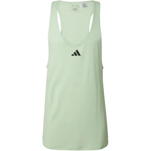 Adidas Funkcionalna majica 'Workout Stringer' jabolko / črna