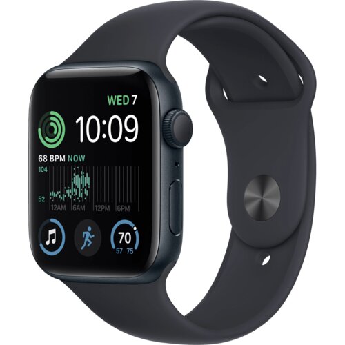 Apple SAT pametni, 1.78" LTPO OLED zaslon, vodootporan BT, WiFi - Watch SE 2022 44mm Midnight AC Cijene