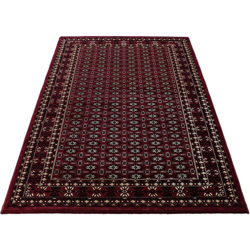 XXXL tkana preproga marrakesh 160/230 cm tkano temno rdeča Slike