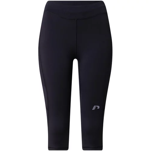 New Line Sportske hlače svijetloljubičasta / crna
