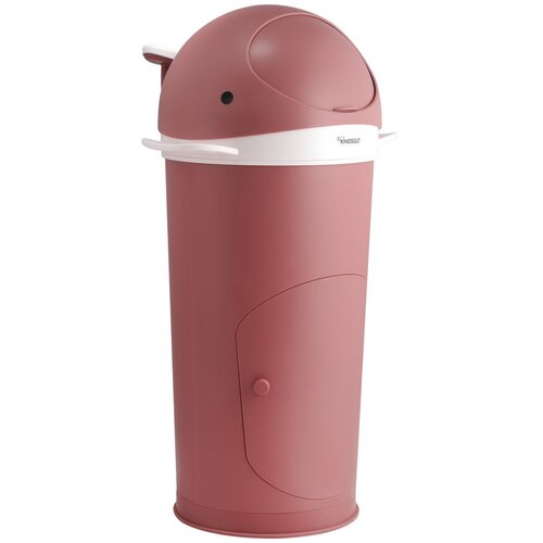 Kindsgut Temno rožnat plastičen ko&amp;scaron; za plenice 25 l Whale &amp;ndash; Slike