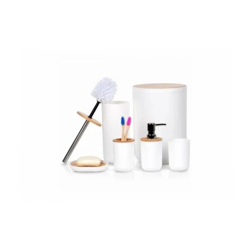 Vilde 568054 - Set od 6 kupatilskih dodataka - Beli Cene
