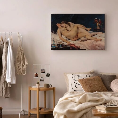  Slika - Gustave Courbet &amp;ndash; Sleeping 60x40 Premium Print Slike