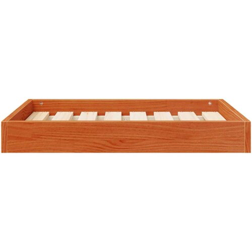  Krevet za psa Vosak smeđa 72 x 54 x 9 cm Čvrsto borovo drvo Slike