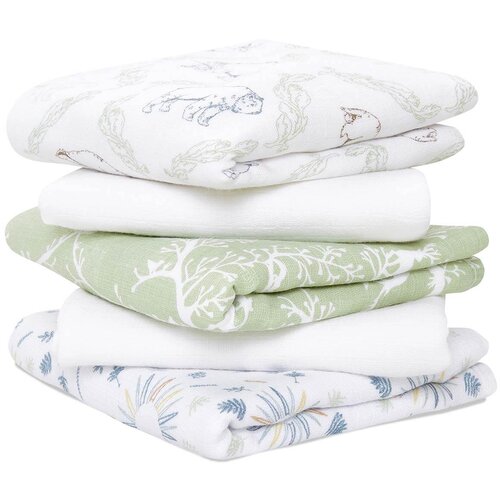Aden+Anais essentials 5 dijelni komplet tetra pelena 60x60 harmony Slike