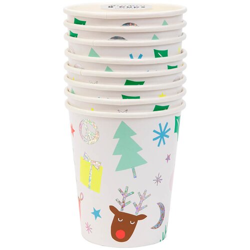 Meri Meri papirnate čaše party festive fun (8 komada) Cijene