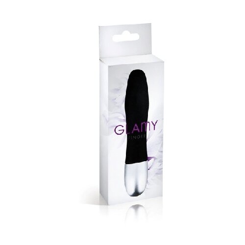  Mini vibrator | Glamy Finger Black Cene