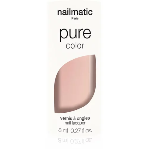 Nailmatic Pure Color lak za nohte SASHA-Beige Clair Rosé / Light Pink Beige 8 ml