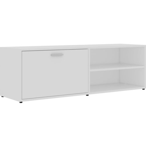 Maison Chic TV omarica - TV stojalo - Televizijska omarica bela 120x34x37 cm iverna plo&amp;scaron;ča, (21700885) Slike
