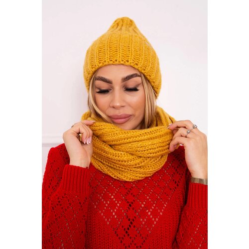 Kesi Women's set with strong ribs P100 yellow Cijene