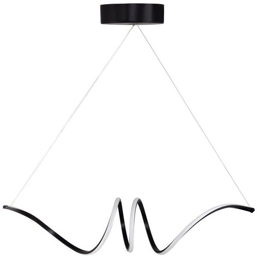 Opviq eridani black-white light black chandelier Slike