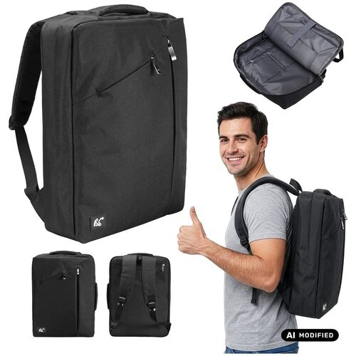 NanoRS RS203 B ruksak za laptop do 15,6&amp;Prime;, 13 L, crni Slike