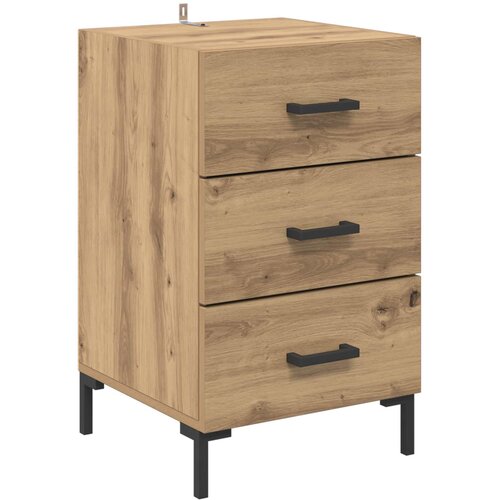  Noćni ormar Umjetnički hrast 40 x 40 x 66 cm Konstruirano drvo Slike