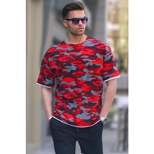 Madmext T-Shirt - Red - Relaxed fit Slike