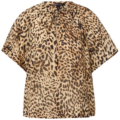 Banana Republic Bluza kremna / svetlo rjava / črna Slike